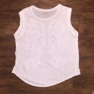 White Loft sleeveless top